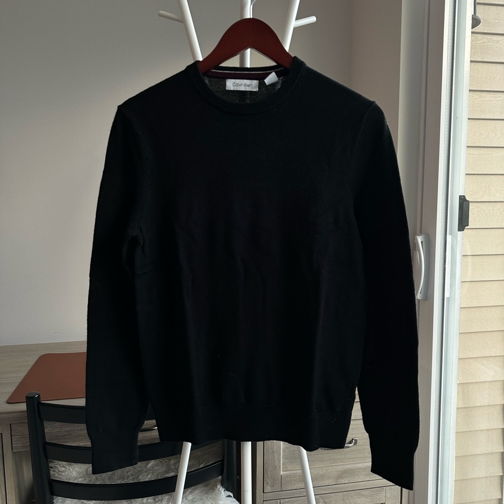 Calvin Klein Men's Classic Black Crewneck Sweater